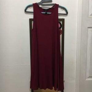 🦋Burgundy Maroon Sleeveless Tank Top Dress